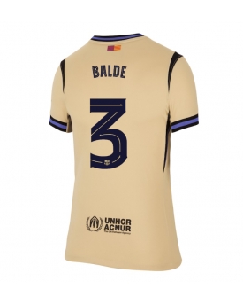 Barcelona Alejandro Balde #3 Maglia Gara Trasferta Repliche 2025-26 Donna Maniche Corte